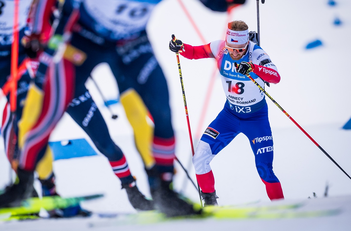 Vítězslav Hornig, závod s hromadným startem mužů, SP Annecy - Le Grand Bornand 2025